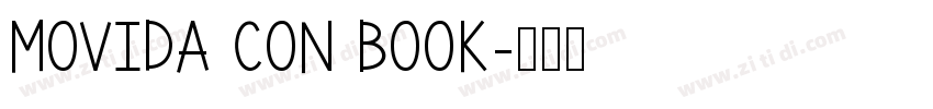 Movida Con Book字体转换